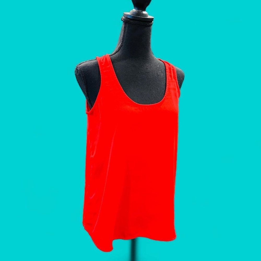 J. Crew Mercantile Red Sleeveless Blouse Tank Top XS